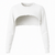 Buzo corto con delantero descubierto blanco MS400 - Frizza Peinada - comprar online