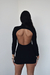 Vestido manga larga espalda descubierta MS706 - Lycra Premium - tienda online