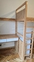 Combo cama puente + escritorio + estante + cajonera - Estilo Propio Muebles