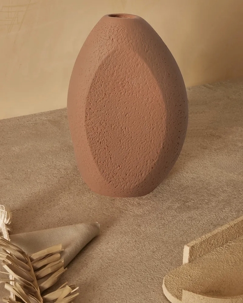 VASO TERRACOTA EM CERÂMICA