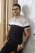 Camisa Polo combinada Caqui - comprar online