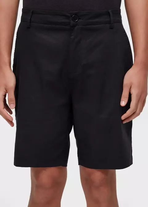 BERMUDA ALFAIATARIA BASIC LINEN