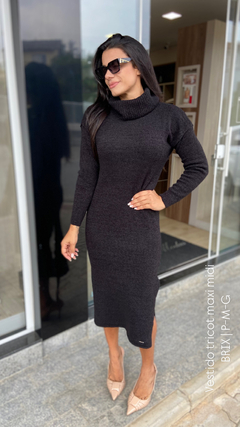 Vestido tricô BRIX - loja online