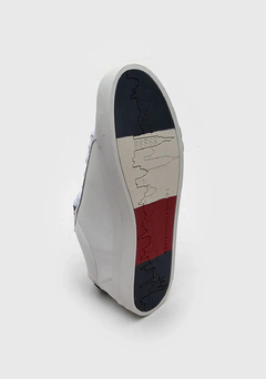 Imagem do TENIS TOMMY HILFIGER DINO COURO FAIXA LATERAL BRANCO