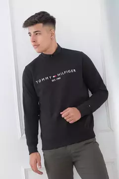 Moletom Tommy Hilfiger Logo Bordado