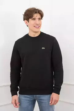 Moletom Lacoste Flanelado Logo Peito