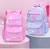 Mochila Escolar Infantil Kawaii Impermeável – Design Rosa e Fofo