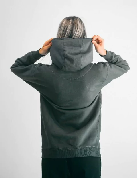 BUZO CANGURO OVERSIZE SIGNATURE WASHED - comprar online
