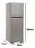 Heladera Briket BK2F 2121 con Freezer 450 Litros - Gris Plata OUTLET - tienda online