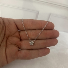 Cadenita de acero quirurgico estrella con strass - comprar online