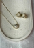 Conjunto Love Diamond Cristal Ouro - comprar online