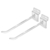 50 Ganchos Blisteros Acrílicos Para Panel Ranurado 12 Cm - comprar online