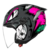 Capacete Aberto NoRisk Neo Hyena Rosa - comprar online