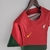 Camisa Nike Seleção de Portugal I 22/23 Torcedor Feminina Vermelha verde