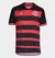 Camisa Adidas Flamengo I 24/25 Torcedor Masculina Vermelha e Preta