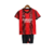 Kit Infantil Puma AC Milan I 23/24 Vermelho Preto