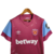 Camisa Umbro West Ham I 23/24 Torcedor Masculina Vinho - MundoEsportes