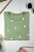 T-Shirt Corações desenhados poá Verde chá - loja online