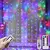 Cortina Fio de Fada Decoração de Natal em Led com Controle Remoto