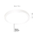 Plafón LED Redondo de 30cm, 24W 1920lm Blanco Cálido, De Aplicar - comprar online