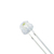 Diodo LED Bombin, 5mm Amarillo 3000K°, 3lm 2V 100mW 20mA