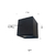 Aplique MÓNACO Exterior Negro Unidireccional para Dicroica GU10 95x95x102mm - comprar online