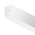 Perfil de Aluminio Linear 75x50mm Blanco, Cover Opal Blanco x1m