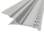 Perfil de Aluminio Difusor 96x35mm Blanco, Sin Cover 4 Tapas x2m - comprar online