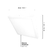 Plafón LED Cuadrado de 30x30cm 24W 1920lm Blanco Frío, De Aplicar - comprar online