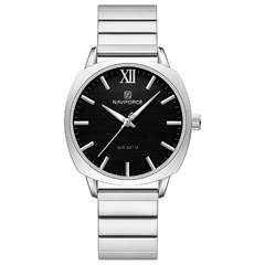 Reloj clásico plateado ✨ - comprar online