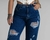 Calça Mom Jeans com Strass - Loja GLOW jeans