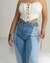 CALÇA JEANS BICOLOR FEMININA na internet