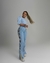 CALÇA JEANS COM RECORTE LATERAL - Loja GLOW jeans