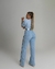 CALÇA JEANS COM RECORTE LATERAL - loja online