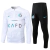 Conjunto Al Nassr Treino 23/24 - Masculino Nike Zipper curto - Branco com calça preta - comprar online