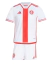 Kit Infantil Internacional II 24/25 - Adidas - Branco com detalhes em vermelho