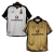 Camisa Dupla Face Retrô Manchester United Umbro 2001/02 100 Anos Masculina Branca e Preta ou Dourada