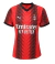 Camisa AC Milan I 23/24 - Torcedor Puma Feminina - Vermelha e preta