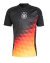Camisa Seleção Alemanha Pré-jogo 24/25 - Torcedor Adidas Masculina - Preta com detalhes em vermelho e amarelo