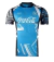 Camisa Napoli Pré-jogo 24/25 - Torcedor EA7 Masculina - Azul e Com Patrocínio