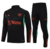 Conjunto Manchester United Treino 23/24 - Masculino Adidas - Preto com detalhes em verde e laranja