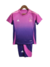 Kit Infantil Seleção da Alemanha II 24/25 - Adidas - Rosa com detalhes em roxo