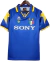 Camisa Retrô Juventus II 1995/1997 - Kappa Masculina - Azul com detalhes em amarelo