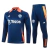 Conjunto Manchester United Treino 24/25 - Masculino Adidas - Azul com detalhes em laranja - comprar online