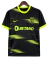 Camisa Sporting Lisboa II 22/23 - Torcedor Nike Masculina - Preta com detalhes em amarelo