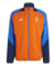 Jaqueta Corta-Vento Juventus Treino 24/25 - Masculina Adidas - Laranja com detalhes em azul