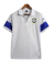 Camisa Seleção Brasileira III Retrô 2004 Torcedor Masculina - Branco com detalhes em azul e brasão CDB