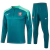 Conjunto Portugal Treino 24/25 - Masculino Nike Zipper curto - Verde com detalhes em verde claro e calça verde