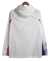 Jaqueta Corta-Vento Barcelona 23/24 - Branca com detalhes em vermelho e azul - comprar online