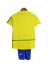 Kit Infantil Brasil Retrô 2002 - Nike - Amarelo com detalhes em verde - comprar online